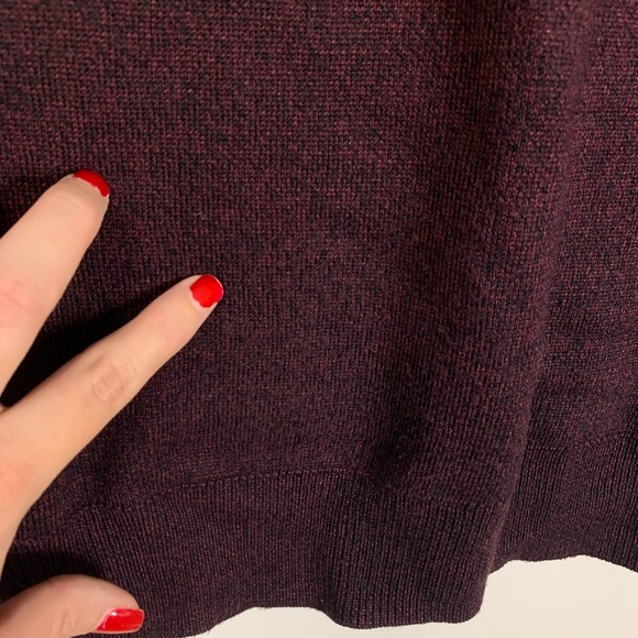 Kenzo Paris Evil Eye Crewneck Sweater Sz Medium Wool Blend Burgundy Embroidered - Picture 12 of 16